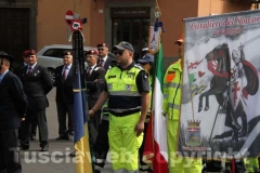 La manifestazione in piazza dei Caduti