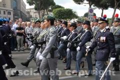 La manifestazione in piazza dei Caduti