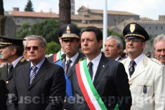 Il sindaco di Viterbo Giulio Marini e l\'assessore ai Lavori pubblici Giovanni Arena