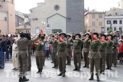 La manifestazione in piazza dei Caduti