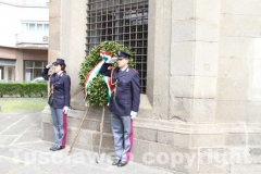La manifestazione in piazza dei Caduti