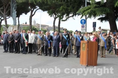 La manifestazione in piazza dei Caduti
