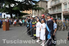 La manifestazione in piazza dei Caduti