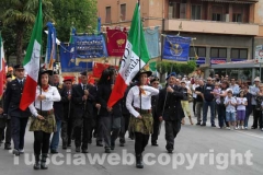La manifestazione in piazza dei Caduti