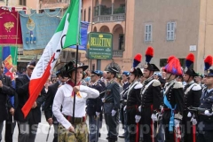 La manifestazione in piazza dei Caduti