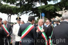 Il sindaco Marini e il nuovo primo cittadino di Soriano Fabio Menicacci
