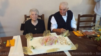 70 anni di matrimonio di Renato Tocchi e Agostina Tomarelli