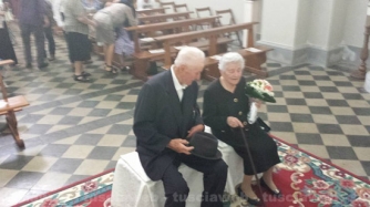 70 anni di matrimonio di Renato Tocchi e Agostina Tomarelli