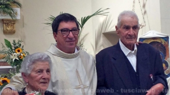 70 anni di matrimonio di Renato Tocchi e Agostina Tomarelli