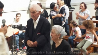 70 anni di matrimonio di Renato Tocchi e Agostina Tomarelli
