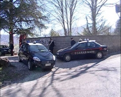 I carabinieri nelle villa del terrore