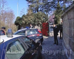 I carabinieri nelle villa del terrore