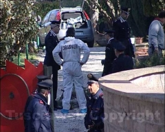 I carabinieri nelle villa del terrore