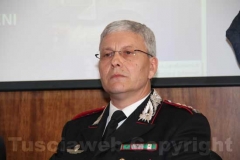 Il comandante dei carabinieri Gianluca Dell'Agnello