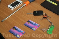 Il materiale sequestato