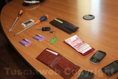 Il materiale sequestato