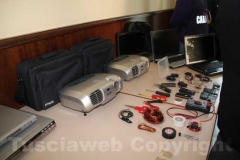 Il materiale sequestato