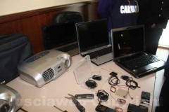 Il materiale sequestato