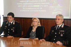 La conferenza dei carabinieri con il pm Paola Conti