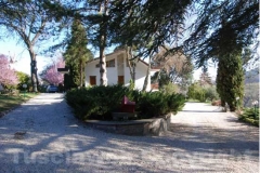 La villa dove è avvenuta la rapina