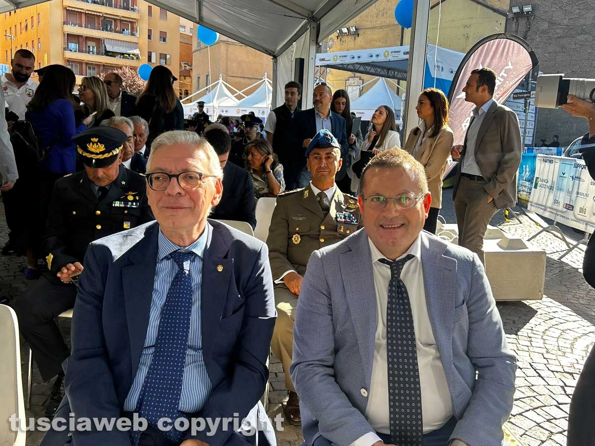 Viterbo Half marathon 2026 - Il prefetto Pomponio e il questore Di Munno