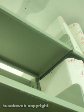 Allagamenti periodici all\'Archivio di Stato, tra nubifragi e infiltrazioni