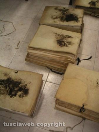 Allagamenti periodici all\'Archivio di Stato, tra nubifragi e infiltrazioni