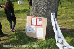 Parco a santa Barbara, la manifestazione dei cittadini