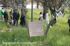 Parco a santa Barbara, la manifestazione dei cittadini