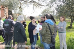Parco a santa Barbara, la manifestazione dei cittadini