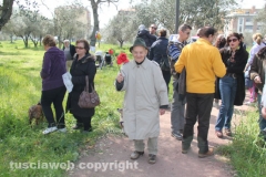 Parco a santa Barbara, i cittadini manifestano