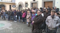 Vitorchiano  - I funerali della piccola Irene