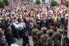 Caprarola - Il funerale di Roberto Marchini