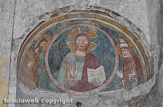 Gli affreschi scoperti nella chiesa di Santa Maria in Forcassi