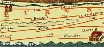 Il Foro cassio nella tabula-peutingeriana del III secolo d.c.