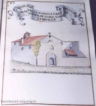 la-chiesa-di-foro-cassio-in-un-disegno-del-1743
