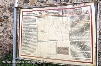 La chiesa di Santa Maria in Forcassi  - Pannello esterno