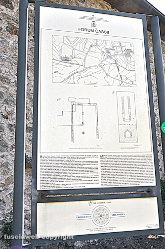 La chiesa di Santa Maria in Forcassi  - Pannello esterno