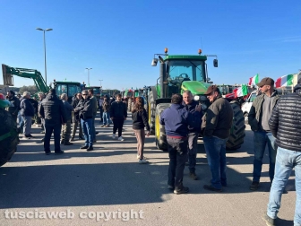 Protesta degli agricoltori a Tarquinia