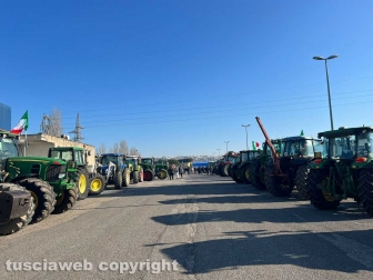 Protesta degli agricoltori a Tarquinia