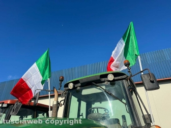 Protesta degli agricoltori a Tarquinia