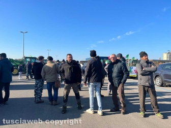 Protesta degli agricoltori a Tarquinia