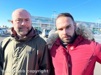 Viterbo - Agricoltori in protesta lungo la Cassia nord - Alessio Troscia e Giuseppe Cordella