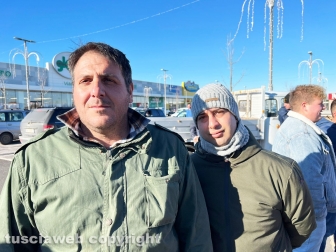 Viterbo - Agricoltori in protesta lungo la Cassia nord - Giovanni Cocco e Gianluca Battellocchi