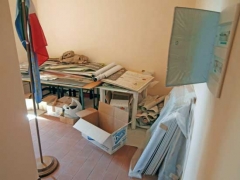 Stanza ridotta a magazzino