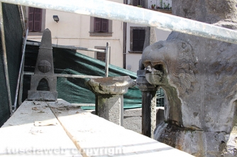 Fontana grande - Il cantiere