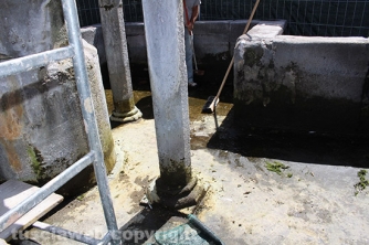 Fontana grande - Il cantiere