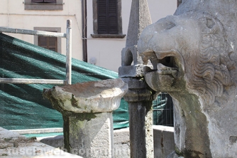 Fontana grande - Il cantiere