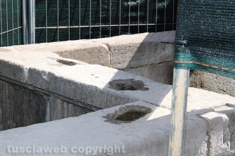 Fontana grande - Il cantiere