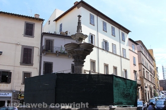 Fontana grande - Il cantiere